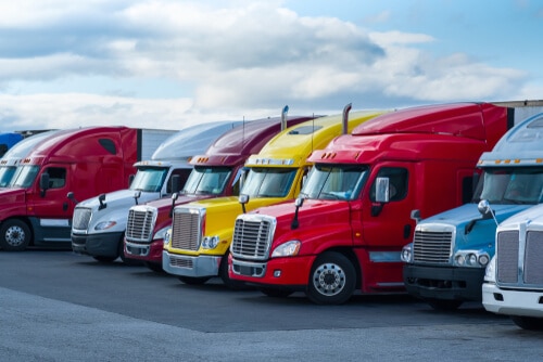 2023 is Looking to Be Another Critical Year for Fleet Maintenance | Mast Service Center Inc. in Etna gree, IN. Image of a fleet of commercial trucks in row.